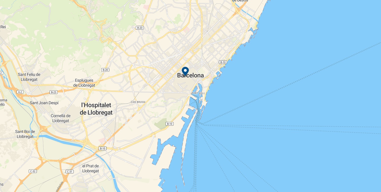 Route from Barcelona to Costa Daurada - Day 1